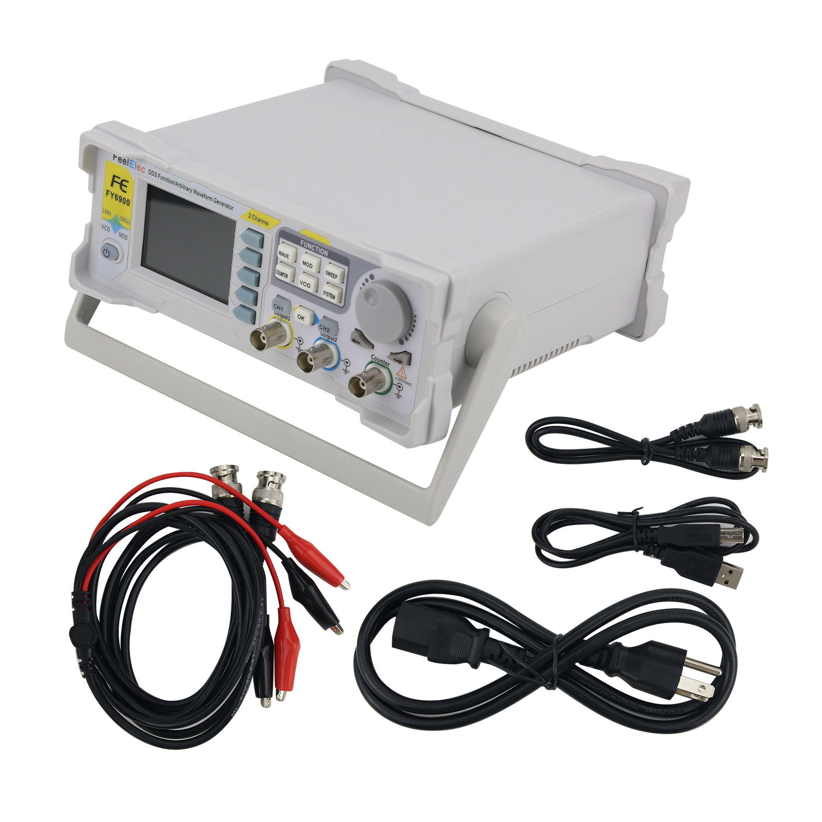 Function Arbitrary Waveform Generator - FY6900-50M 50MHz 2채널 기능 임의 파형